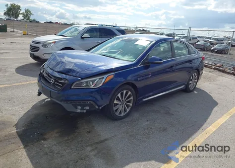 2015 Hyundai Sonata Sport из США, поврежденный, VIN 5NPE34AF3FH031908